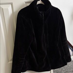 32 Degrees Women's Black Teddy Jacket
